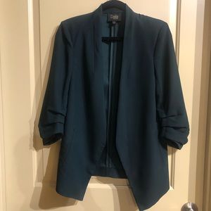 green blazer